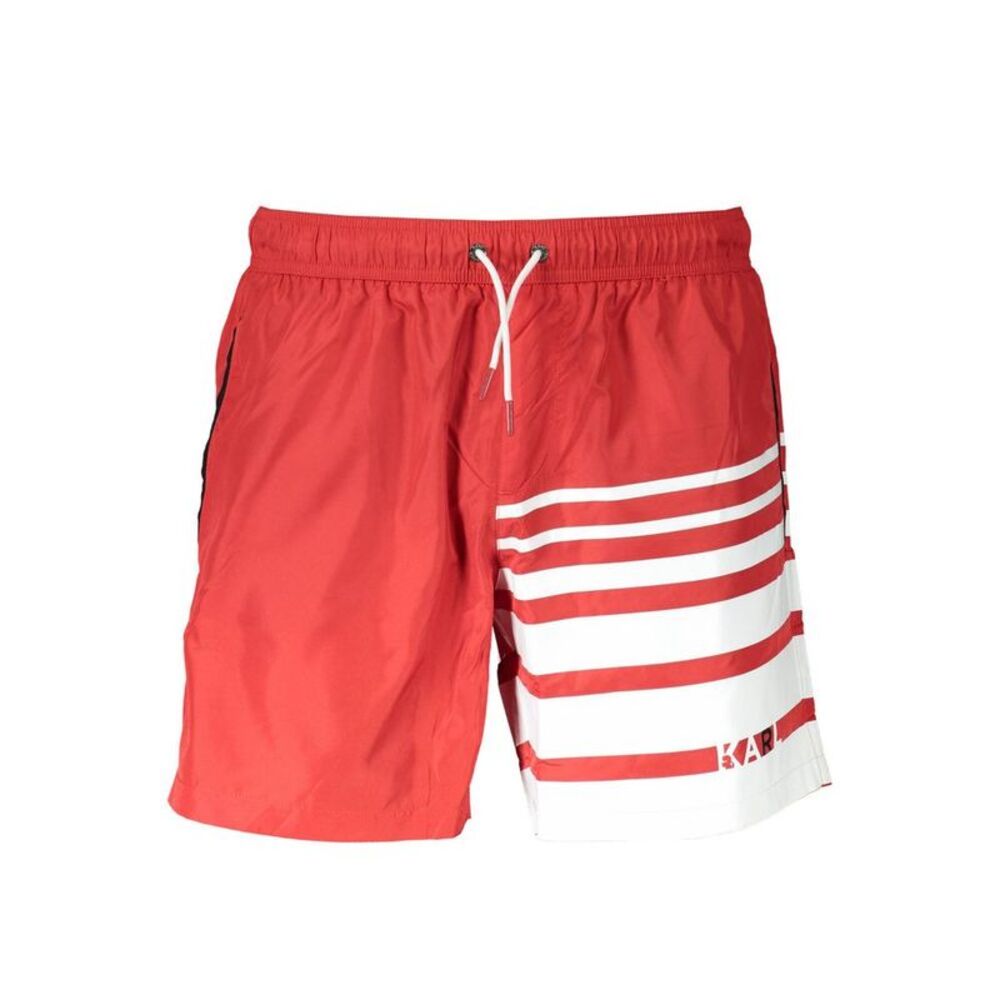 Karl Lagerfeld Rosso Poliestere Men's Swim Men's Boxer